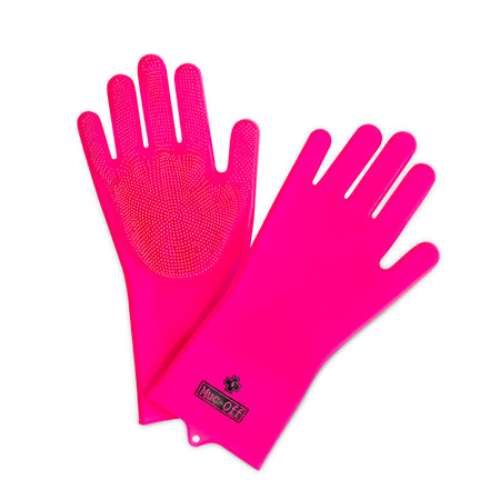 MUC-OFF DEEP SCRUBBER GLOVES PINK M