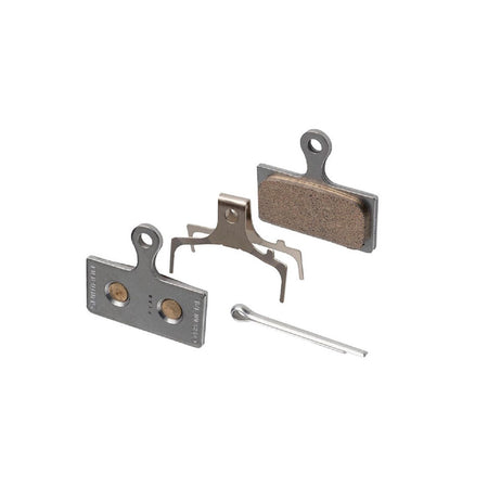 Shimano G04S disc pads and spring, steel back, metal sintered