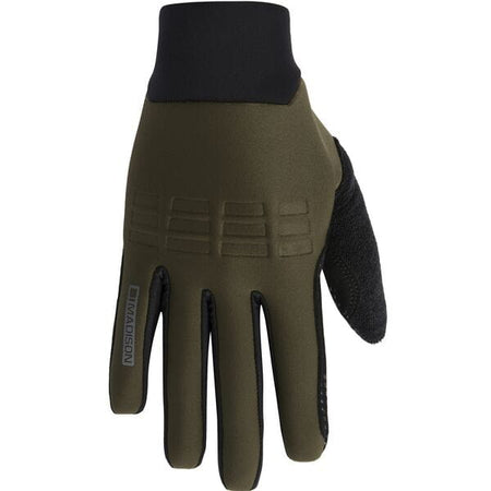 Madison Zenith 4 Season DWR Thermal Gloves, dark olive