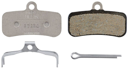 Shimano D03S disc pads and spring, steel back, resin