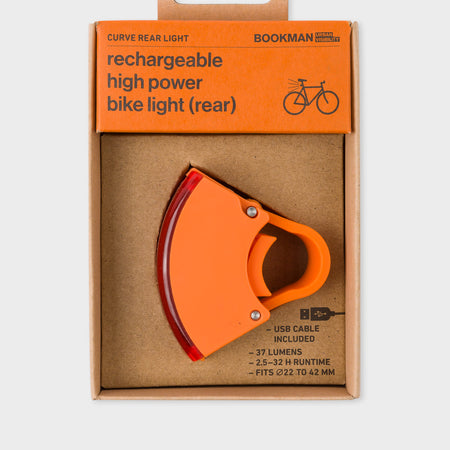 Bookman Urban Visibility Rechargeable High Power Rear Bike Light