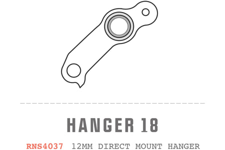 Saracen - Hanger 18 fits: All Myst 2013 Carbon Frame Models Direct Mount