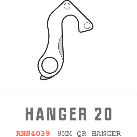 Saracen - Hanger 20 fits: All Urban X2 2012, Urban Studio 74, Clever Mike, Urban X2 and Urban X3 2013 Models