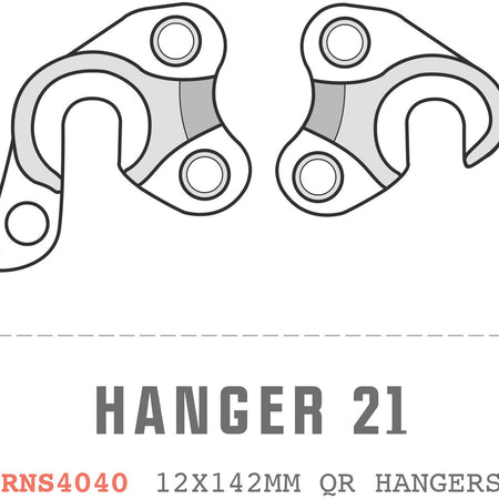 Saracen - Hanger 21 fits: All Ariel models (12x142mm hangers PAIR)