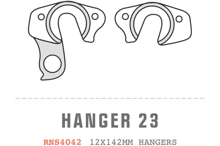 Saracen - Hanger 23 fits: Ariel/Kili Flyer Carbon 12x142mm 2014