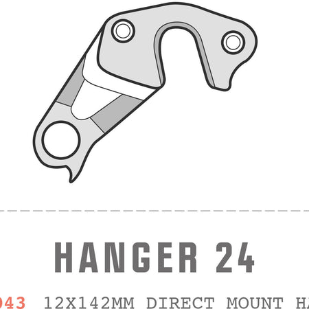 Saracen - Hanger 24 fits: All Ariel/Kili 27.5" Carbon '14 (12x142mm Direct Mount R/H ONLY)