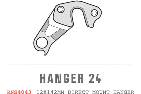 Saracen - Hanger 24 fits: All Ariel/Kili 27.5" Carbon '14 (12x142mm Direct Mount R/H ONLY)