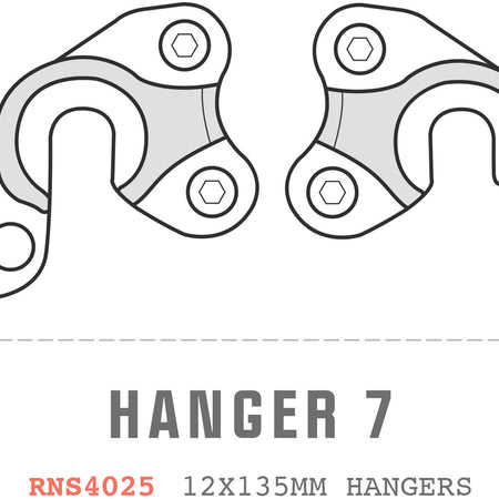 Saracen - Hanger 07 fits: All Ariel models (12x135mm hangers PAIR)