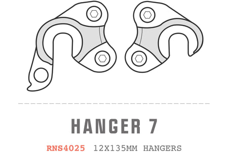 Saracen - Hanger 07 fits: All Ariel models (12x135mm hangers PAIR)