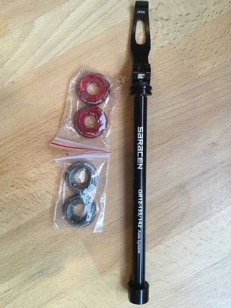 Saracen - QR Axle Assembly - 12mm x 135mm & 142mm