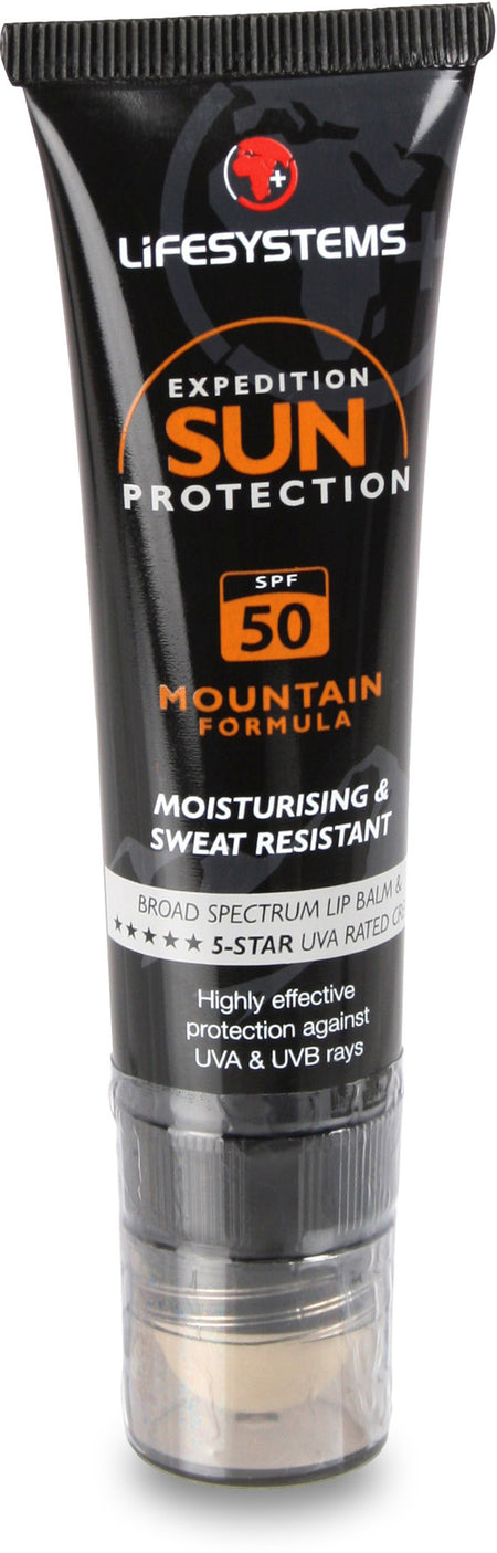 LifeSystems - Mountain SPF 50 sun cream- 20ml Combi Stick