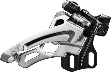 Shimano - Deore XT M8000-L triple front derailleur, low clamp, side swing, front pull