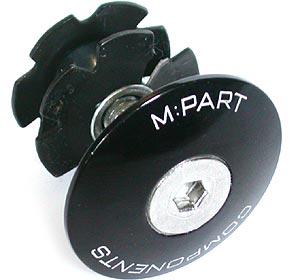M Part Alloy Star Nut Set 1-1.8" Black