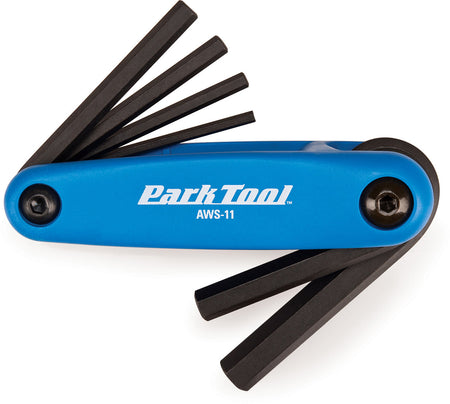 Park Tool - AWS-11 - Fold-Up Hex Wrench Set: 3 To 6, 8 and 10 mm