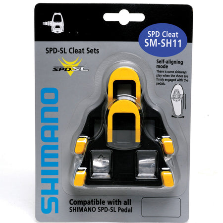 Shimano - SM-SH11 SPD SL-Cleats , Centre Pivot Floating, Yellow