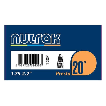 Nutrak 20" Presta Inner Tube 1.75-2.2"