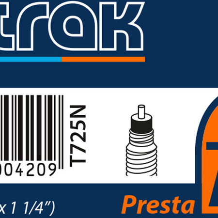 Nutrak - 700 x 25 - 32C (27 x 1-1 / 4 inch) Presta inner tube 622/630